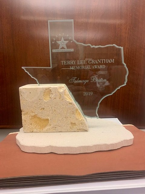 2019 Terry Lee Grantham Memorial Award Recipient