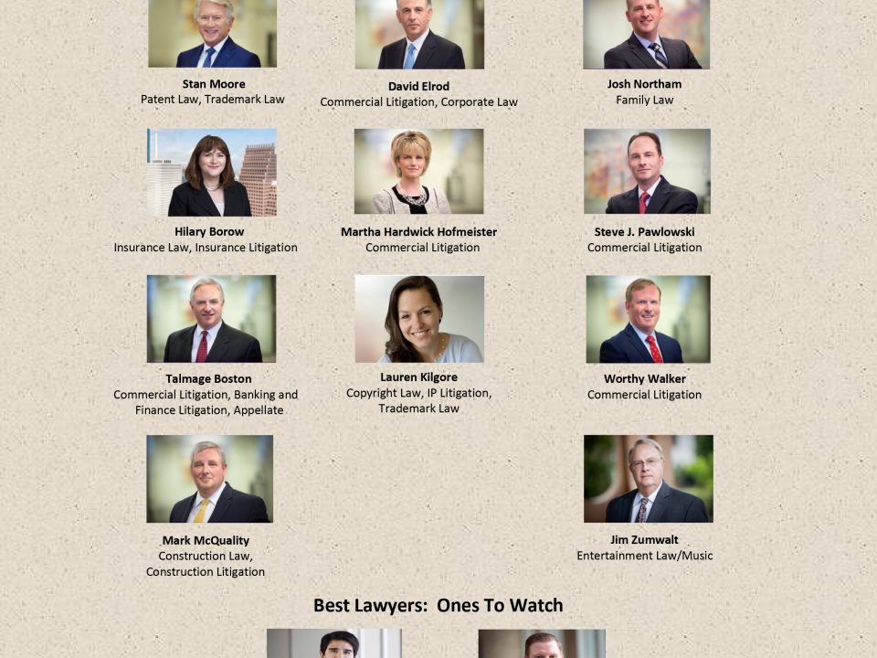 Shackelford Lawyers recognized as 2023 Best Lawyers and Ones to Watch